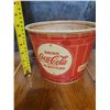 Image 2 : Waxed Coca-cola bucket- 1950's - popcorn or ice bucket