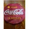 Image 1 : 1950's original Coca-cola crest- 7inch- gently used condition
