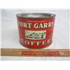 Image 1 : Rare Antique Hudson Bay Fort Garry 1 LB Coffee Can Nice