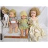 Image 3 : 5 Vintage Dolls
