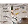 Image 2 : Lot of lightly used and older fishing lures