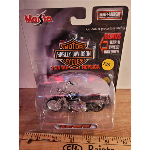 1:24 Harley Davidson 2001 FXSTS Springer Softail NIB 2002