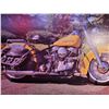 Image 2 : 20x16 Framed Harley Davidson Motorcycle NIB