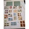 Image 1 : Lot of Stamps - 20 Blocks, At least 4 Stamps Per Block