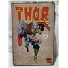 Image 1 : Thor Embossed Tin Sign 8x11in.
