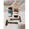 Image 1 : Two Vintage Razors & Brushes
