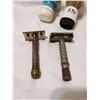 Image 3 : Two Vintage Razors & Brushes