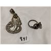 Image 1 : Sterling Silver Cobra Kai Pendant & Ring 36g