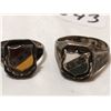 Image 2 : Two Sterling Silver High School Rings