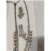 Image 4 : Antique Crystal Necklace & Matching Earrings