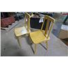 Image 3 : 2 Wooden Childrens Chairs - 12x12x25in.