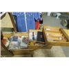 Image 5 : Wooden Sewing Kit/Box, Folds out - 12x21x25in.