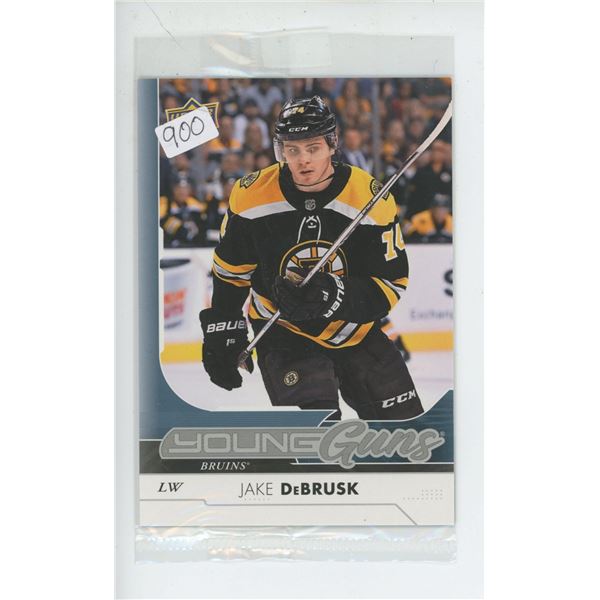 Large Hockey Card - 2017/18 Young Guns - Jake DeBrusk (3.5 x 5.5")