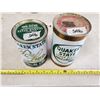 Image 2 : 2 QUAKER STATE OIL TINS 1 QUART & 1.14 LITRES (FULL)