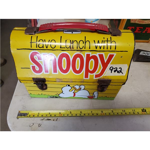 SNOOPY LUNCH BOX W/ THERMOS