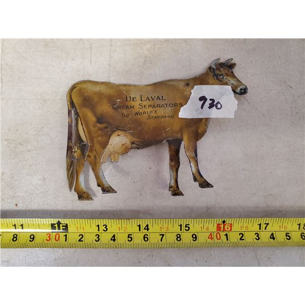 DE-LAVAL ADVERTISING COW