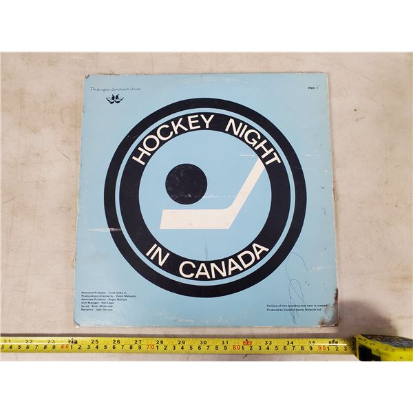 HOCKEY NIGHT IN CANADA RECORD