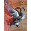 Image 2 : Vintage Swan hood ornament - chrome plated, 8" tall, small repair near base