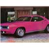 Image 2 : 1970 Hemi Cuda poster - printed 1987 20" X 16"