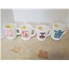 Image 1 : 4 FIRE KING MUGS - SNOOPY, BOWES, CB'ER
