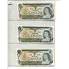 Image 1 : 3 CANADA 1973 ONE DOLLAR UNC