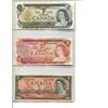 Image 1 : CANADA 1973 ONE DOLLAR, 1974 TWO DOLLAR, 1954 TWO DOLLAR