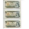 Image 1 : 3 CANADA 1973 ONE DOLLAR