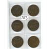 Image 1 : 6 Canada 1¢ - 1932, 33, 34, 35, 36, 36