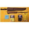 Image 1 : 11" Fjord Filleting Knife/Sheath + 2 PKGS "Thumping Tail" Bait