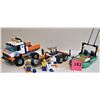 Image 2 : 2008 City LEGO #7726 "Coast Guard Truck + Speed Boat"