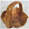 Image 3 : 9" Burled Wooden Basket