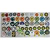Image 1 : Huge Assorted PA Winter Festival Pin-Back Buttons + Bonus Pins