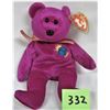 Image 1 : 1999 Millenium TY Beanie Baby Bear / Both Tags