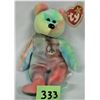 Image 1 : 1996 Peace TY Beanie Baby Bear / Both Tags
