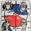 Image 1 : Set all 4 Pizza Hut Star Wars Ep 1 "Mural" Boxes