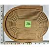 Image 3 : Wooden 9 X 11" Collapsible" Fruit Bowl / Handle
