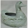 Image 2 : 9" Mottled Green "Duck" Floran Container