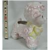 Image 2 : Vintage Pink LAMB Baby Flower Container "Relpo" 1961 Made In Japan