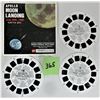 Image 2 : Sawer Viewmaster 3D Reels 1969 "Conquest of Space" # 6811-6812-6813, 1969 "NASA's Moon Landing" #663