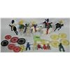 Image 1 : Mixed Lot of Vintage Plastic Cowboys-Indians-Horse Figures