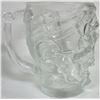 Image 3 : Heavy 6" Las Vegas Treasure Island Souvenier Glass Skull Mug
