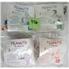 Image 1 : Lot 4 1989 McDonalds Peanuts Happy Meal Toys New Sealed