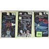 Image 1 : Trio (3) Silverhawks Animated Cartoon VHS Tape/Cases, Darkbird - Planet Eater - Sky Shadow