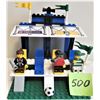 Image 2 : 3 Vintage Football/Soccer LEGO Sets, 2000 Set #3403 Fans Grandstand, 2001, #3419 Precision Shooting,