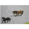 Image 4 : 3 metal toy horses