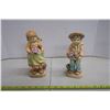 Image 1 : Pair of ceramic boy and girl