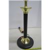 Image 5 : Black metal candle stick coffee table lamp