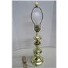 Image 3 : Brass metal trilight coffee table lamp