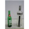Image 1 : CN Tower whisky bottle and old 7up bottle