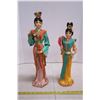 Image 1 : Pair of Yu Chu Broider Chinese silk souvenier dolls